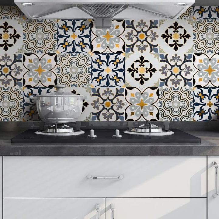 BowLift | PVC Square Peel & Stick Mosaic Tile Multi-Colors Kitchen and Bathroom Single Tile