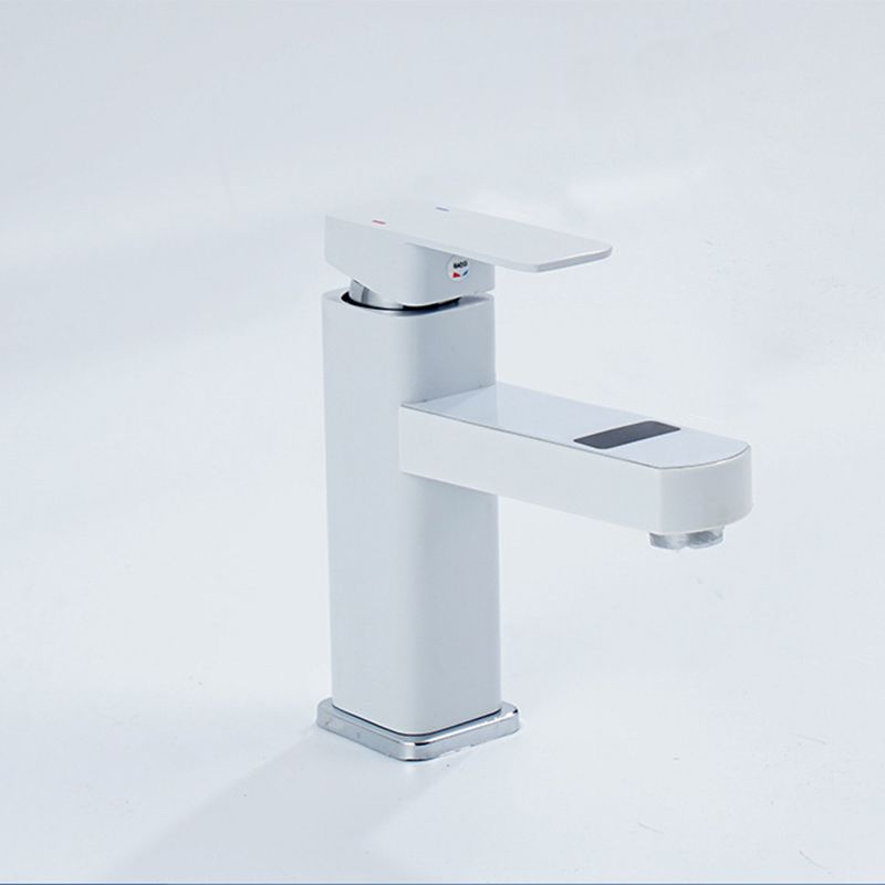 BowLift | Contemporary sink faucet Digital display Monochrome Low arch basin Bathroom sink