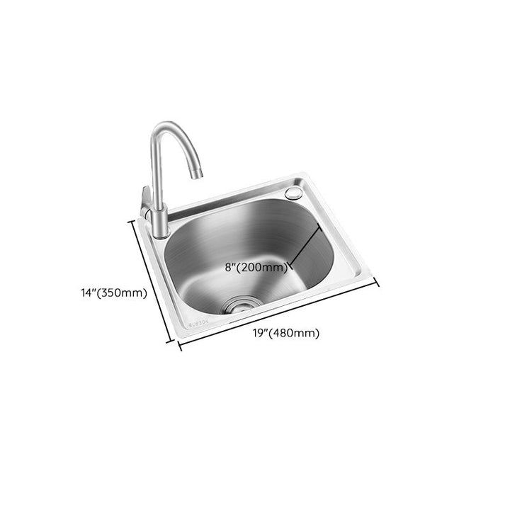 BowLift | Modern bar prep mirror stainless steel with faucet workstation strip