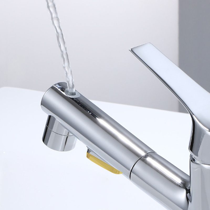 BowLift | Modern Sink Faucet Uniform Color Metal Sink Bathroom Faucet