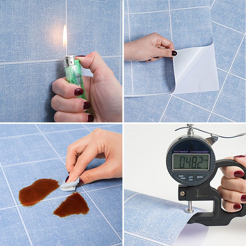 BowLift | Modern Peel and Stick Wallpaper Smooth Removable and Adhesive Background Tiles for the Kitchen