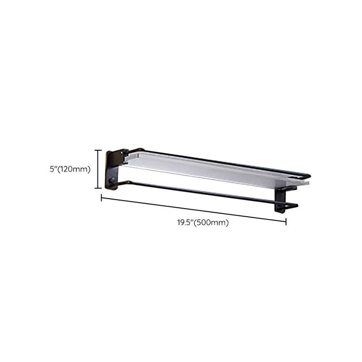 BowLift | Modern bathroom accessory set bath shelf/towel holder & bathrobe hooks included