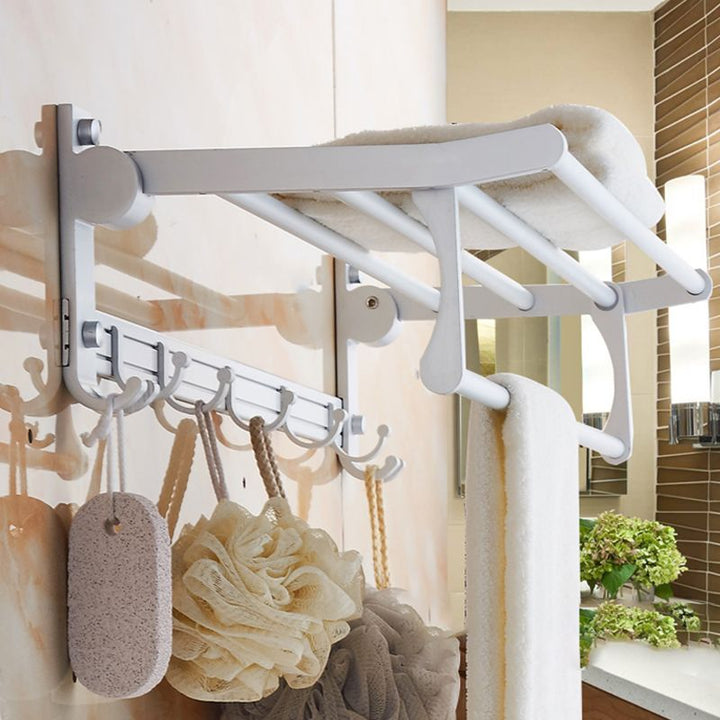 BowLift | Modern Bathroom Accessories Hardware Set Silver Bathroom Accessories Kit