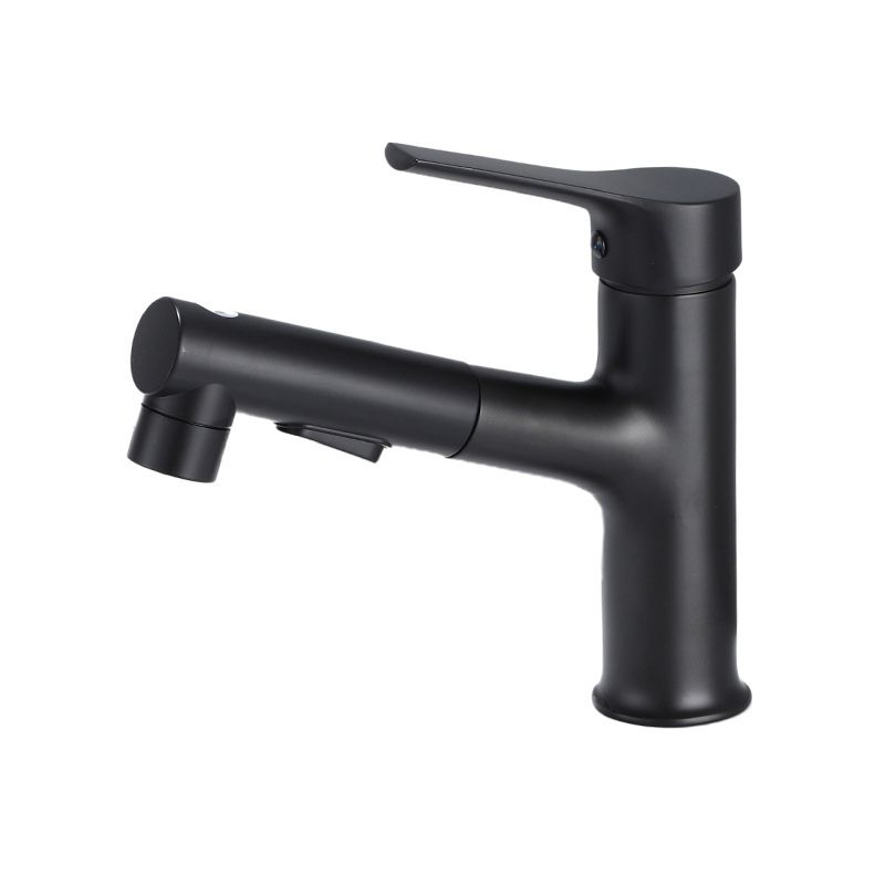 BowLift | Modern Sink Faucet Uniform Color Metal Sink Bathroom Faucet