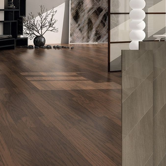 BowLift | Water-resistant laminate click-lock brown wood laminate flooring