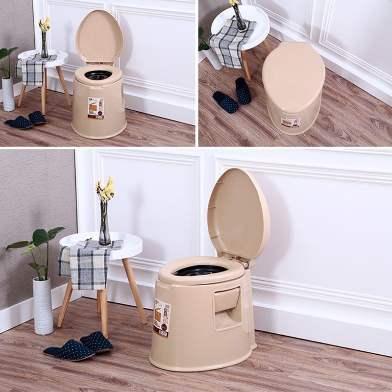 BowLift | Contemporary Plastic Floor-Mounted Toilet Bowl with Seat for the Bathroom