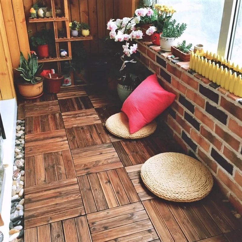 BowLift | Traditional Wood Laminate Floor Stain Resistant Laminate Plank Floor Set of 11