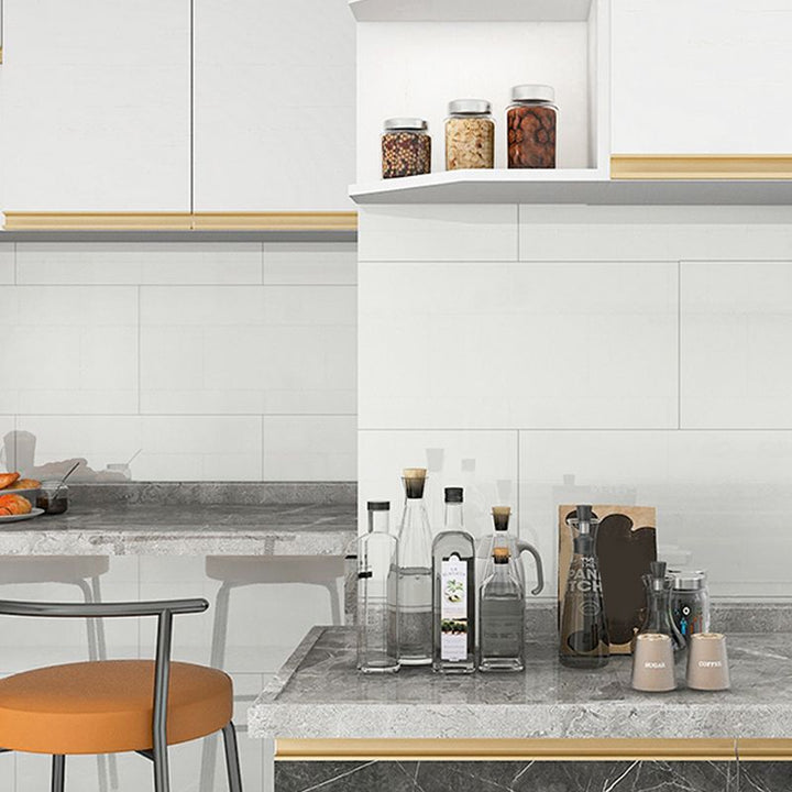 BowLift | 3-Pack PVC Rectangular Peel & Stick Subway Tiles Kitchen and Bathroom Backsplash