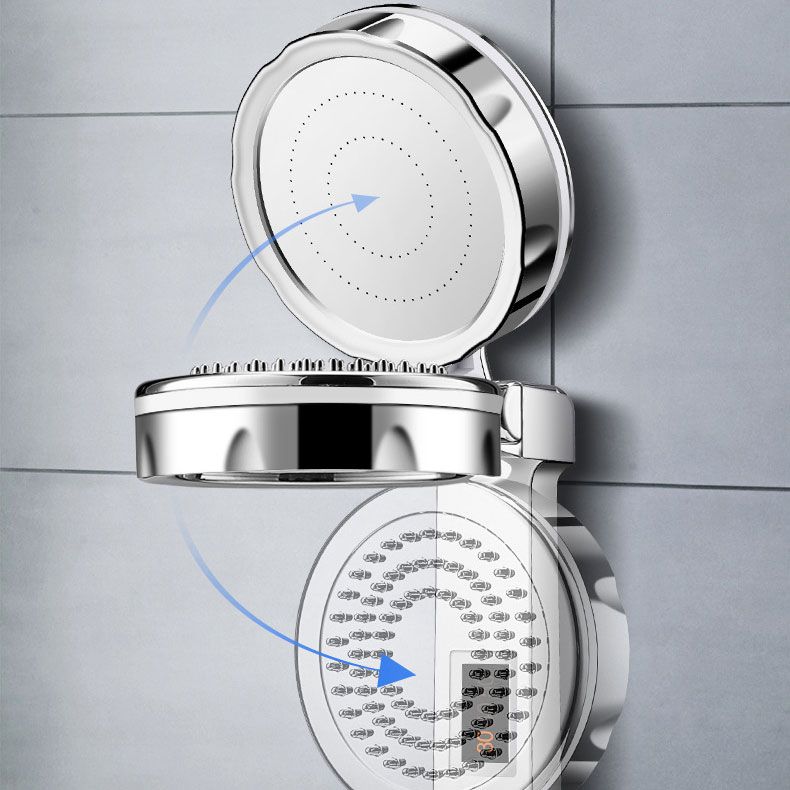 BowLift | Standard Constant Temperature Shower Head Round Metal Adjustable Spray Pattern Shower Head