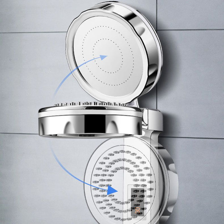 BowLift | Standard Constant Temperature Shower Head Round Metal Adjustable Spray Pattern Shower Head