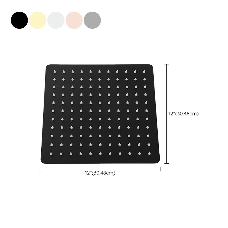BowLift | Stainless Steel Square Shower Head Standard Spray Pattern Wall Mounted Shower Head