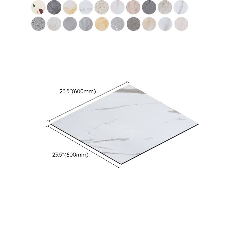 BowLift | Indoor Vinyl Floor Peel and Stick PVC Marble Print Square Floor