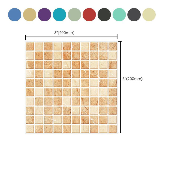 BowLift | Peel and Stick Mosaic Tile Waterproof Square Peel and Stick Tile for the Kitchen 20-Pack
