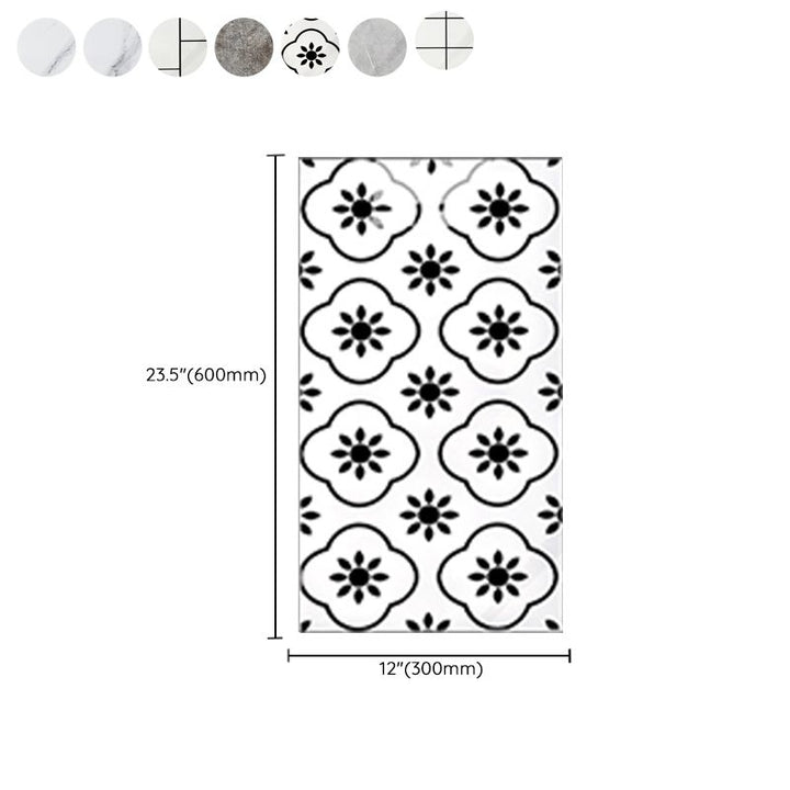 BowLift | Rectangular Peel-and-Stick Tiles PVC Single Tile for Kitchen and Bathroom