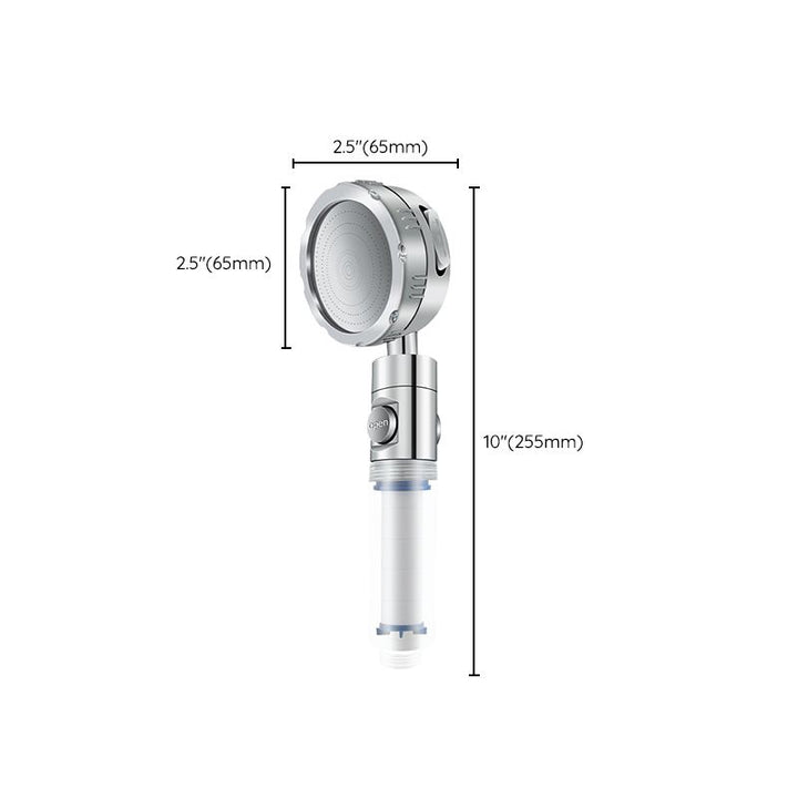 BowLift | Bathroom Shower Head Brass Round Filter Shower Head with Hose