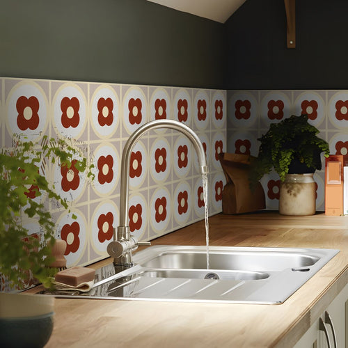 BowLift | Square Peel & Stick Field Tile Waterproof PVC Peel and Stick Wall Tile