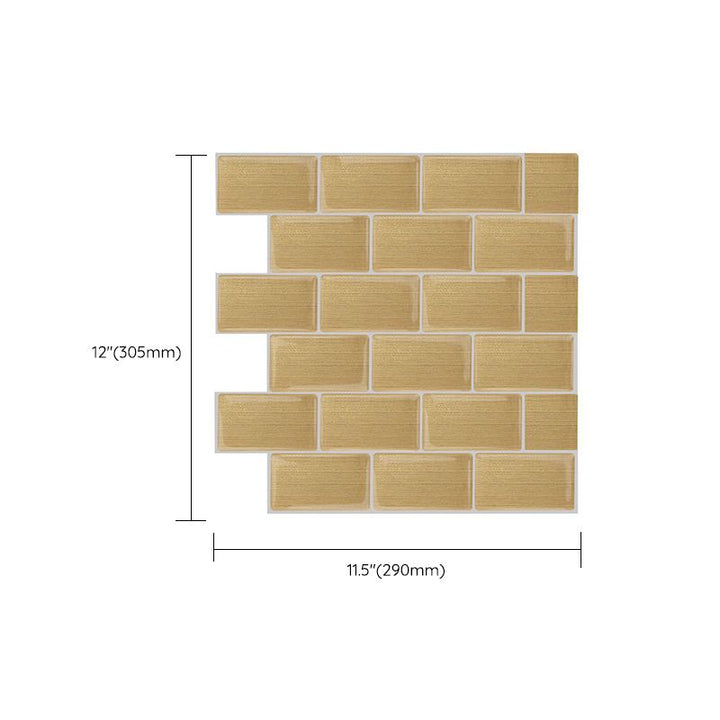 BowLift | Modern Peel & Stick Mosaic Tile PVC Herringbone Peel and Stick Wall Tile