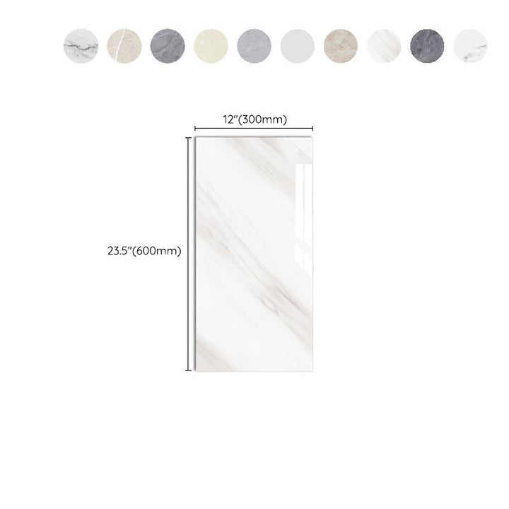 BowLift | Modern Peel-and-Stick Back Wall PVC Rectangular Wall Tile for Kitchen and Bathroom