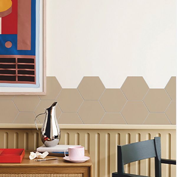 BowLift | Peel and Stick Tiles Hexagonal Peel and Stick Back Wall 20 Pack for the Bathroom