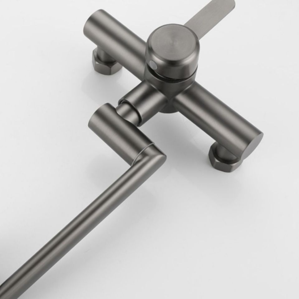 BowLift | Modern Wall-Mount Kitchen Faucet Single Handle Faucet in Chrome