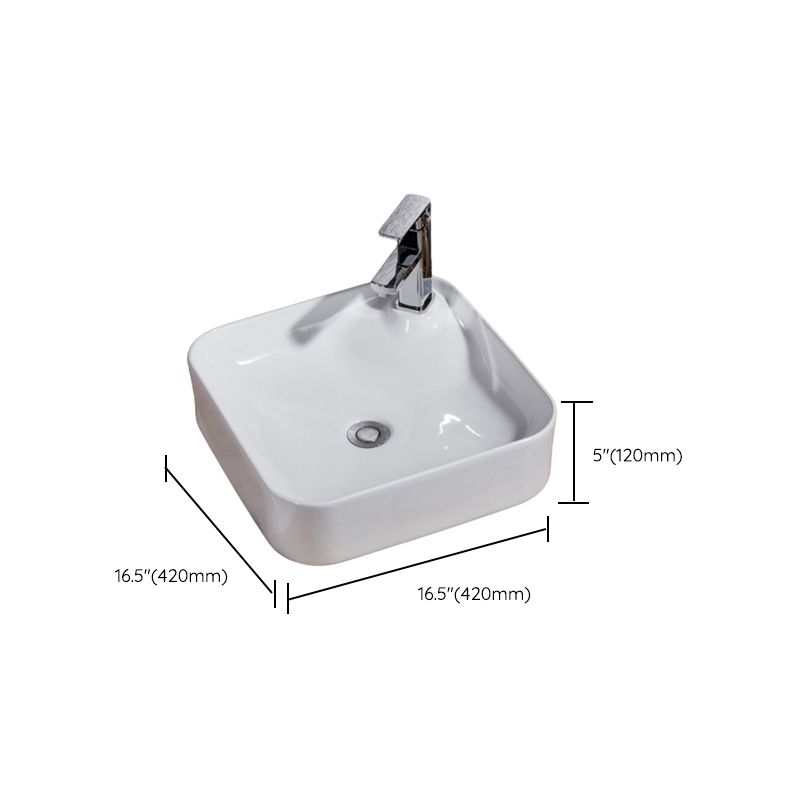 BowLift | Modern Sink Solid Color Porcelain Sink