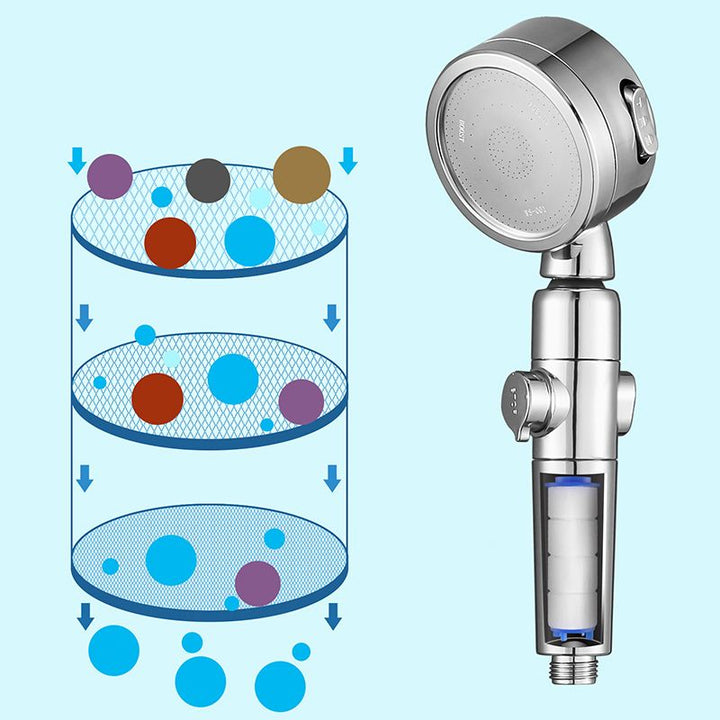 BowLift | Modern handheld shower stainless steel adjustable shower head water-saving shower combo