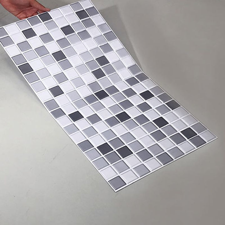 BowLift | Tile Stripping & Gluing Square Mosaic PVC Stain Resistant Stripping and Gluing Plates for Shower 5 Pack