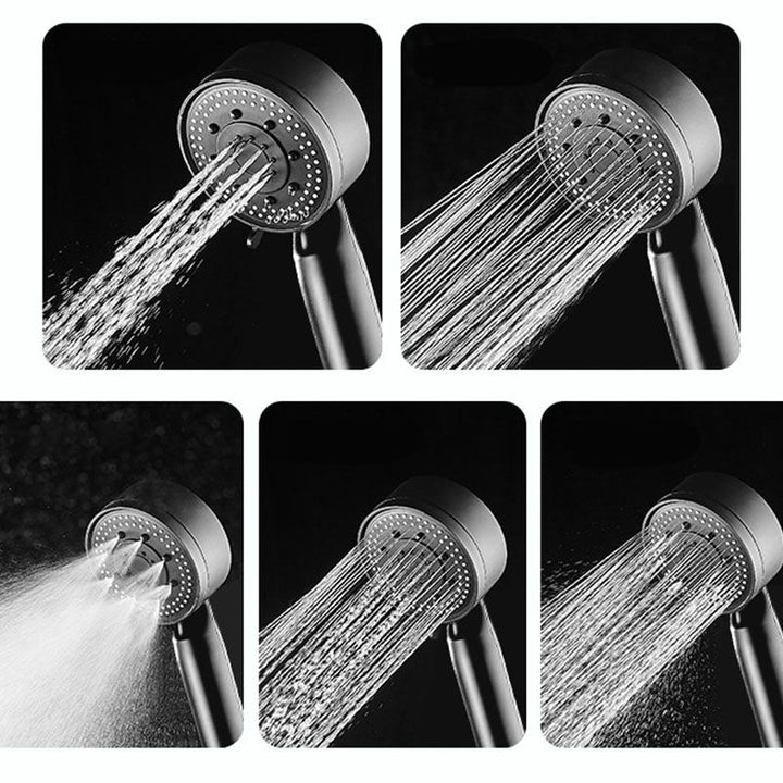 BowLift | Standard Plastic Shower Head Self-Cleaning Round Handheld Shower Heads