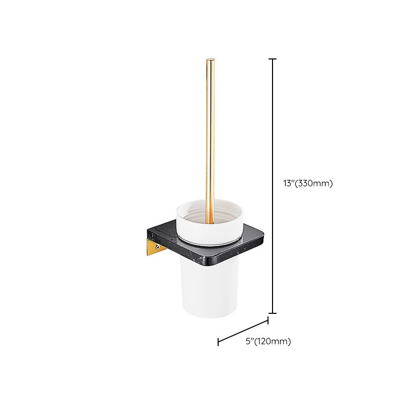 BowLift | Metal and Marble Bathroom Minimalist Accessory as a Single Piece or in a Set in Gold