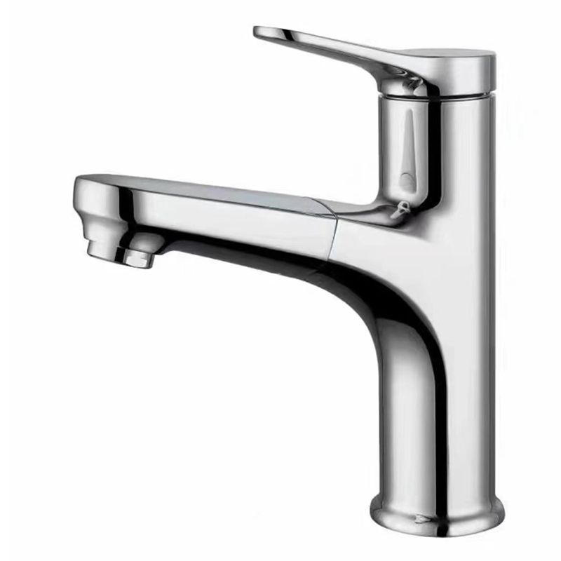 BowLift | Modern Style Extendable Ship Faucet Copper Single Handle Sink Faucet for the Bathroom