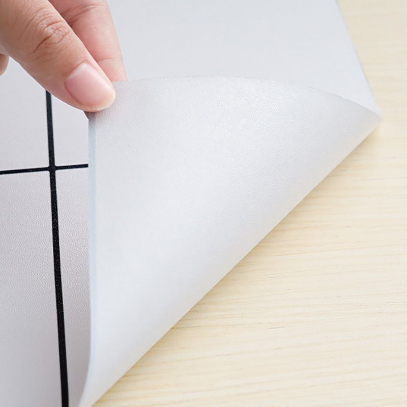 BowLift | Modern Tile Peel & Stick PVC Grid Pattern Self-Adhesive Wallpaper