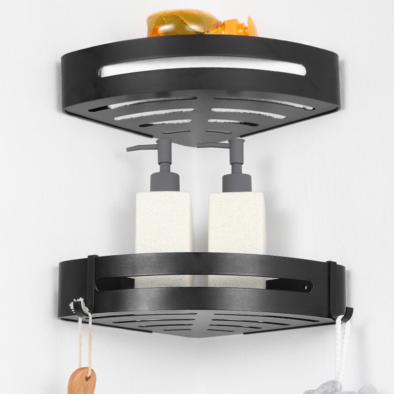 BowLift | Modern Matt Black Bathroom Shelf Paper Holder Bathroom Accessory Set