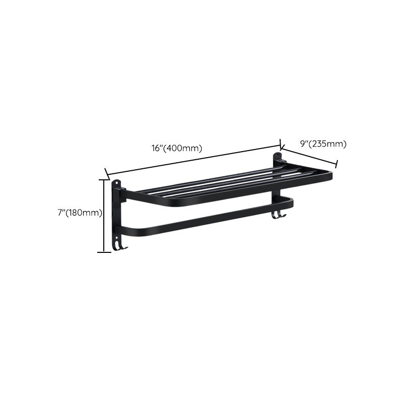 BowLift | Modern Bathroom Accessories Black Paper Holder Bathroom Shelf Bathroom Accessory Set