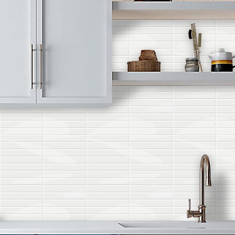 BowLift | Modern Peel & Stick Subway Tiles PVC Rectangular Peel-and-Stick Wall Cladding