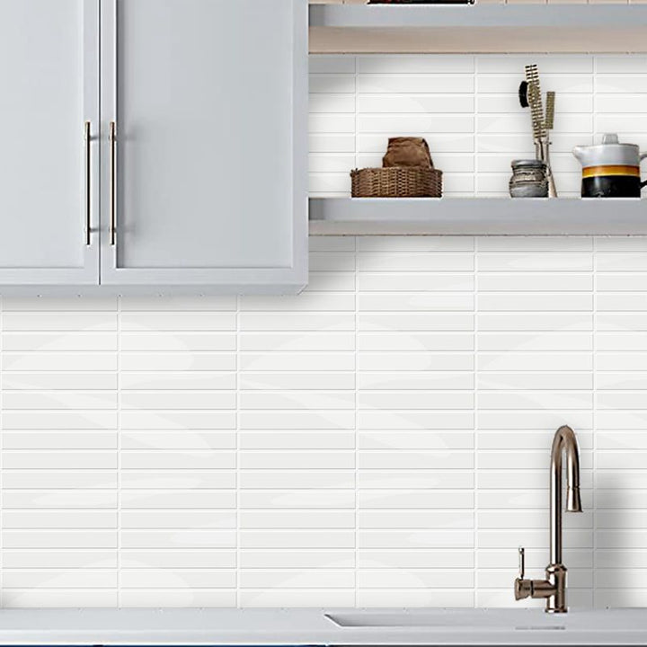 BowLift | Modern Peel & Stick Subway Tiles PVC Rectangular Peel-and-Stick Wall Cladding