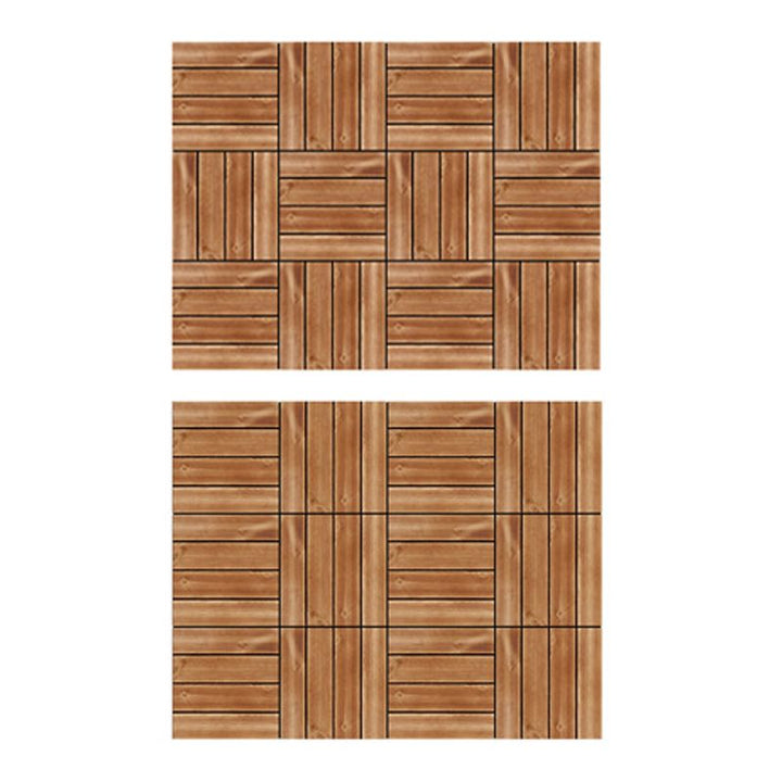 BowLift | Pine Floor Tile Water Resistant Click-Lock Traditional Wood Floor for Living Room