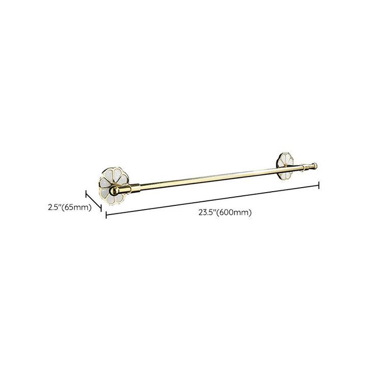 BowLift | Metal Simple Bathroom Accessories as a Single Piece or in a Set in Gold