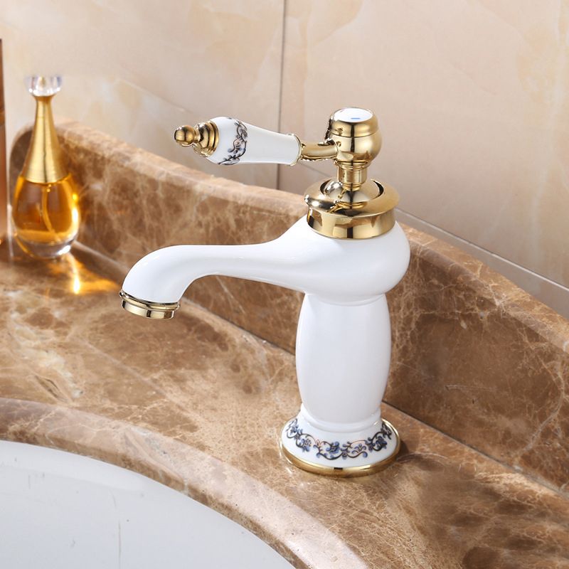 BowLift | Luxury Vessel Faucet Brass Lever Handles Low Arc Sink Faucet