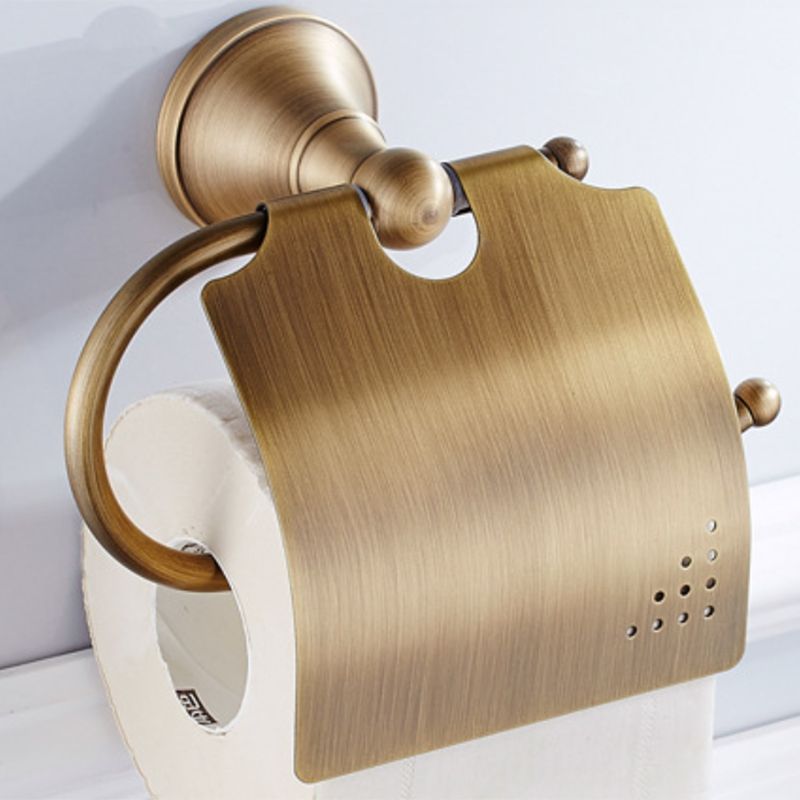 BowLift | Metal Bathroom Set 4-Piece Traditional Style Gold Bathroom Hardware Set