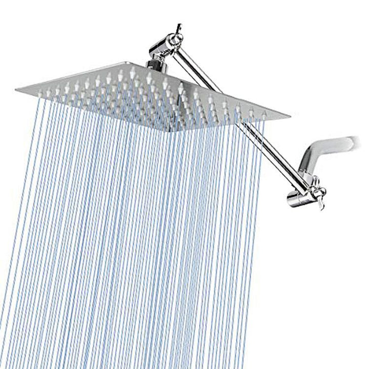 BowLift | Modern square shower head wall mount standard spray fixed shower