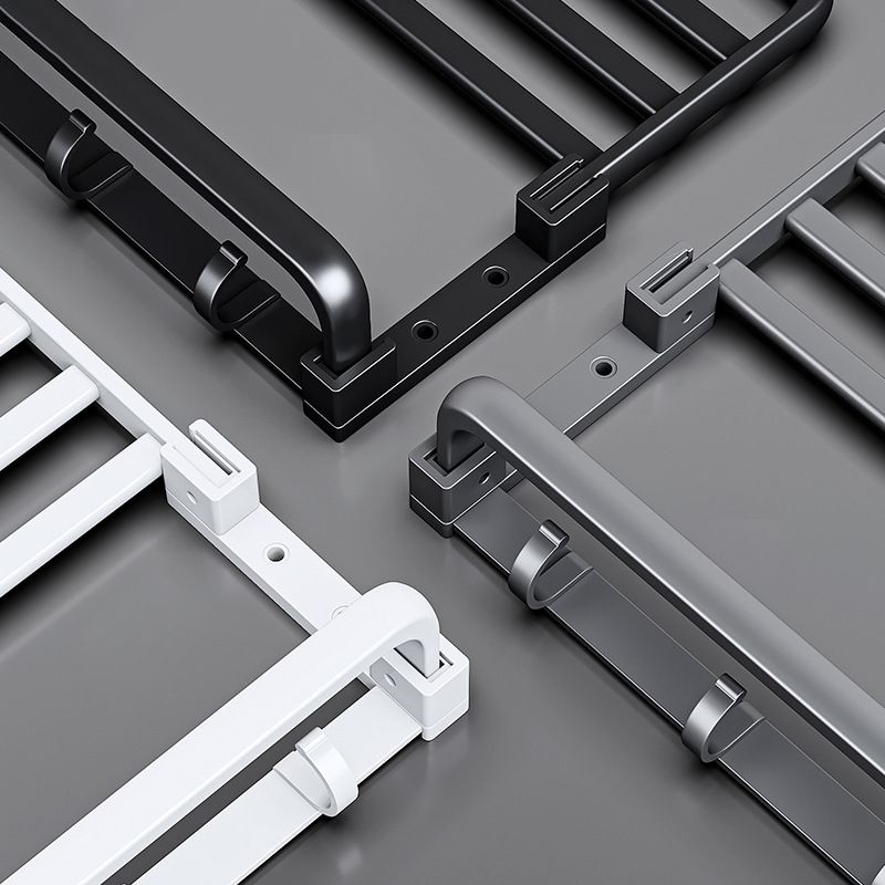 BowLift | Modern black bathroom accessory set Towel holder Bathroom fittings