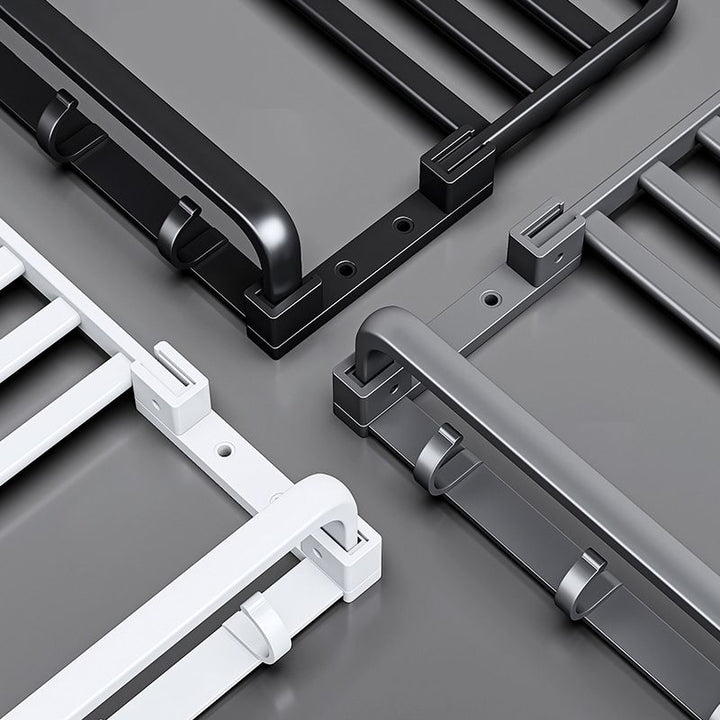 BowLift | Modern black bathroom accessory set Towel holder Bathroom fittings