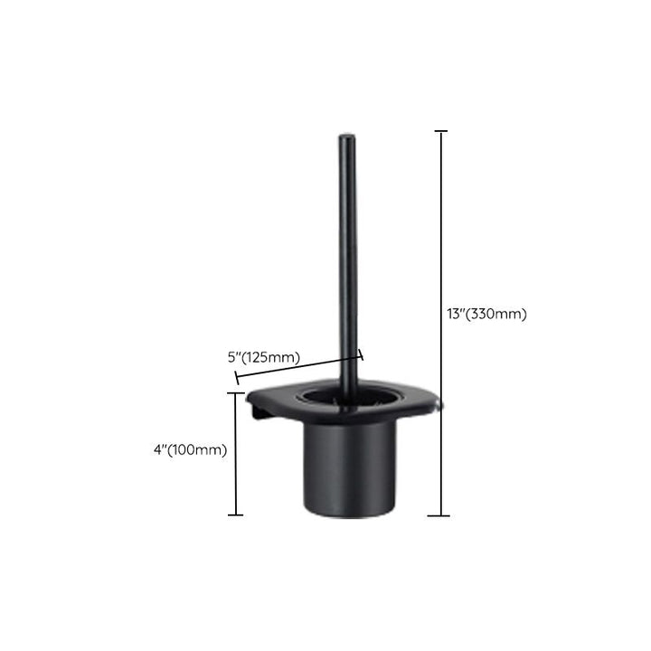 BowLift | Modern Bathroom Accessories Black Paper Holder Bathroom Shelf Bathroom Accessory Set