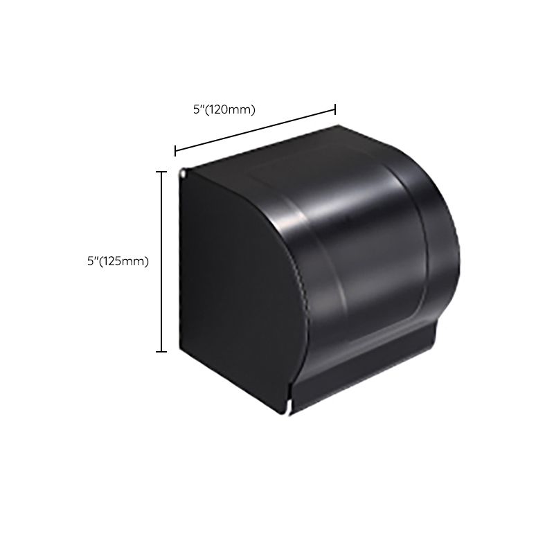 BowLift | Contemporary Bathroom Accessory Set Black Surface Bathrobe Hook/Towel Ring Bar