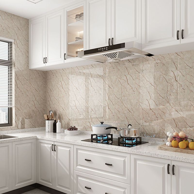 BowLift | Modern Marbling Single Plate Waterproof Back Wall Rectangular Wall Tile