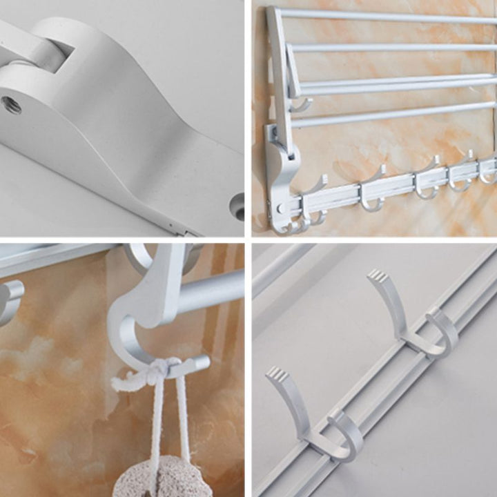 BowLift | Modern Bathroom Accessories Hardware Set Silver Bathroom Accessories Kit
