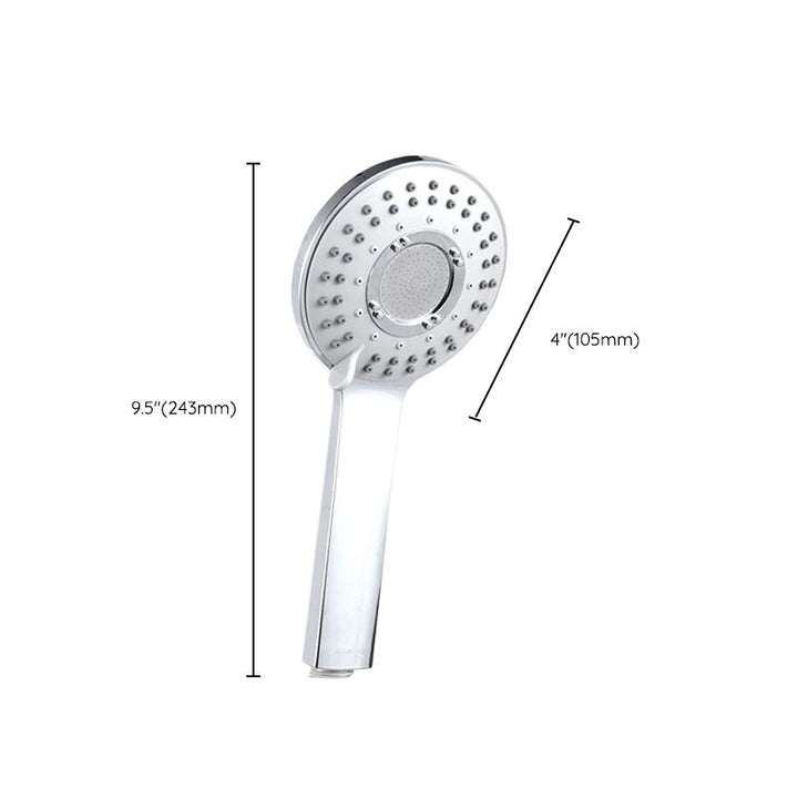 BowLift | Modern Style Round Handheld Shower Bathroom Metal Wall-Mounted Hand Shower