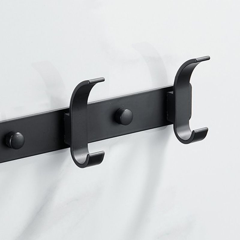 BowLift | Modern Bathroom Accessory Set Silver/Black Bathroom Accessory Kit