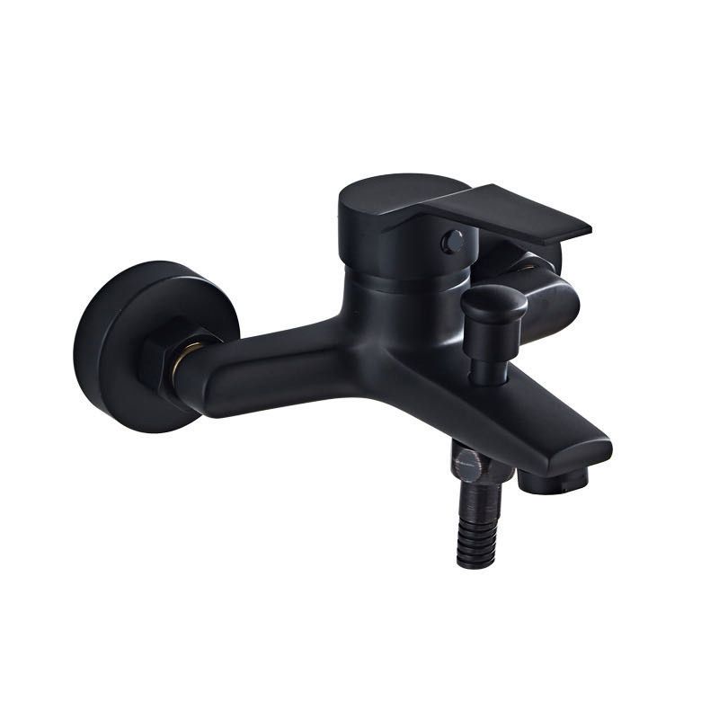 BowLift | Modern Silver Faucet Copper with 1-Handle 2-Hole Bathroom Faucet