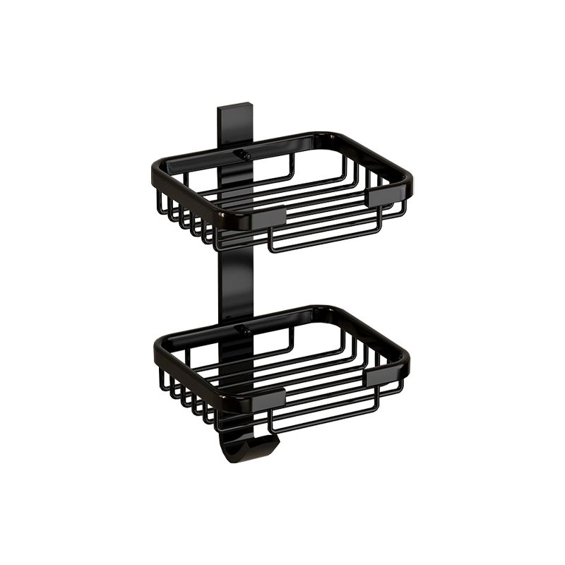 BowLift | Modern Bathroom Accessory Set Shelf Black/Silver/Grey Bathroom Accessories Set